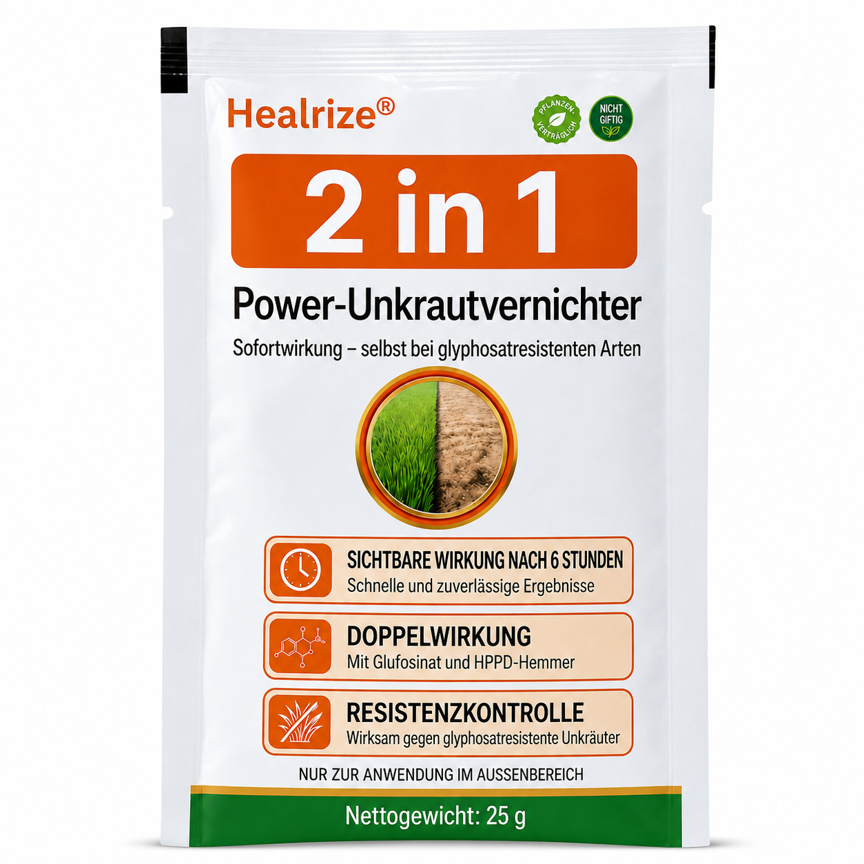 🏆 𝙊𝙛𝙛𝙞𝙯𝙞𝙚𝙡𝙡𝙚𝙧 𝙎𝙝𝙤𝙥 | Healrize® 2-in-1 Maximalstärke Herbizid : Schnelle Wirkung gegen glyphosatresistente Unkräuter