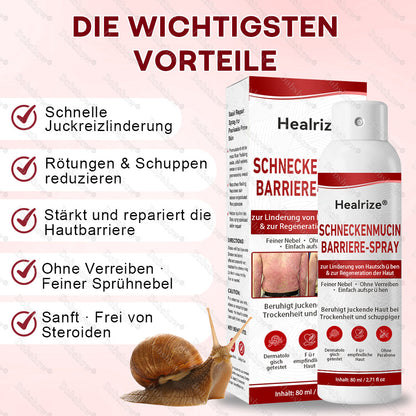 ⭐ Bestseller | Healrize® Schneckenmucin-Barriere-Spray zur Linderung von Hautschüben und zur Regeneration der Haut-𝘿𝙚𝙪𝙩𝙨𝙘𝙝𝙡𝙖𝙣𝙙𝙨 𝙉𝙧. 1 𝙨𝙥𝙧ü𝙝𝙗𝙖𝙧𝙚 𝘽𝙖𝙧𝙧𝙞𝙚𝙧𝙚-𝙋𝙛𝙡𝙚𝙜𝙚 𝙗𝙚𝙞 𝙋𝙨𝙤𝙧𝙞𝙖𝙨𝙞𝙨✨