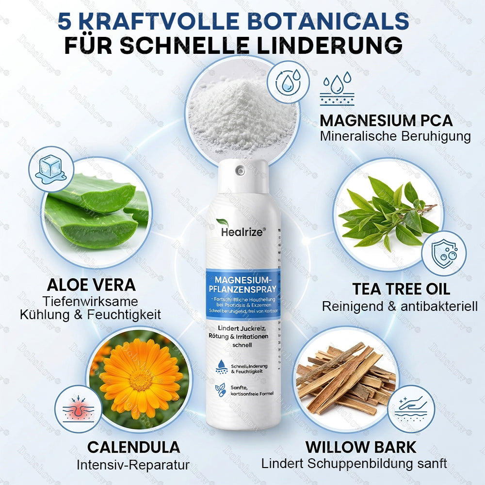 ✅DE 𝐎𝐟𝐟𝐢𝐜𝐢𝐚𝐥  𝐒𝐭𝐨𝐫𝐞 | Healrize® Magnesium Botanical Spray – Fortschrittliche Hautregeneration bei Psoriasis & Ekzemen | Schnelle Linderung, steroidfrei🌿