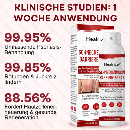 ⭐ Bestseller | Healrize® Schneckenmucin-Barriere-Spray zur Linderung von Hautschüben und zur Regeneration der Haut-𝘿𝙚𝙪𝙩𝙨𝙘𝙝𝙡𝙖𝙣𝙙𝙨 𝙉𝙧. 1 𝙨𝙥𝙧ü𝙝𝙗𝙖𝙧𝙚 𝘽𝙖𝙧𝙧𝙞𝙚𝙧𝙚-𝙋𝙛𝙡𝙚𝙜𝙚 𝙗𝙚𝙞 𝙋𝙨𝙤𝙧𝙞𝙖𝙨𝙞𝙨✨