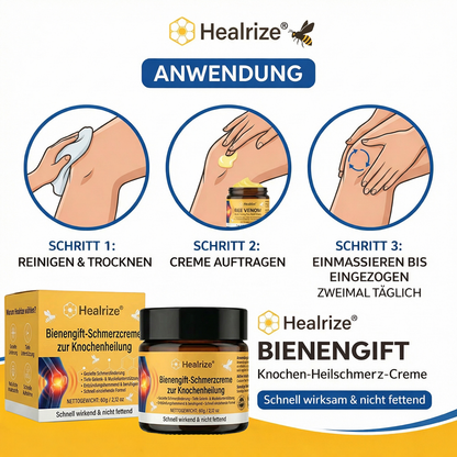 🐝Healrize® Bienengift-Creme – Chronische Gelenkschmerzen schnell beenden-Z