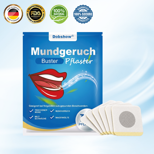 🎉Sonderrabatt für begrenzte Zeit-Dobshow® Mundgeruch-Buster-Pflaster-Reguliert die Darmflora und beseitigt Mundgeruch.-Don’t Miss Out🔥
