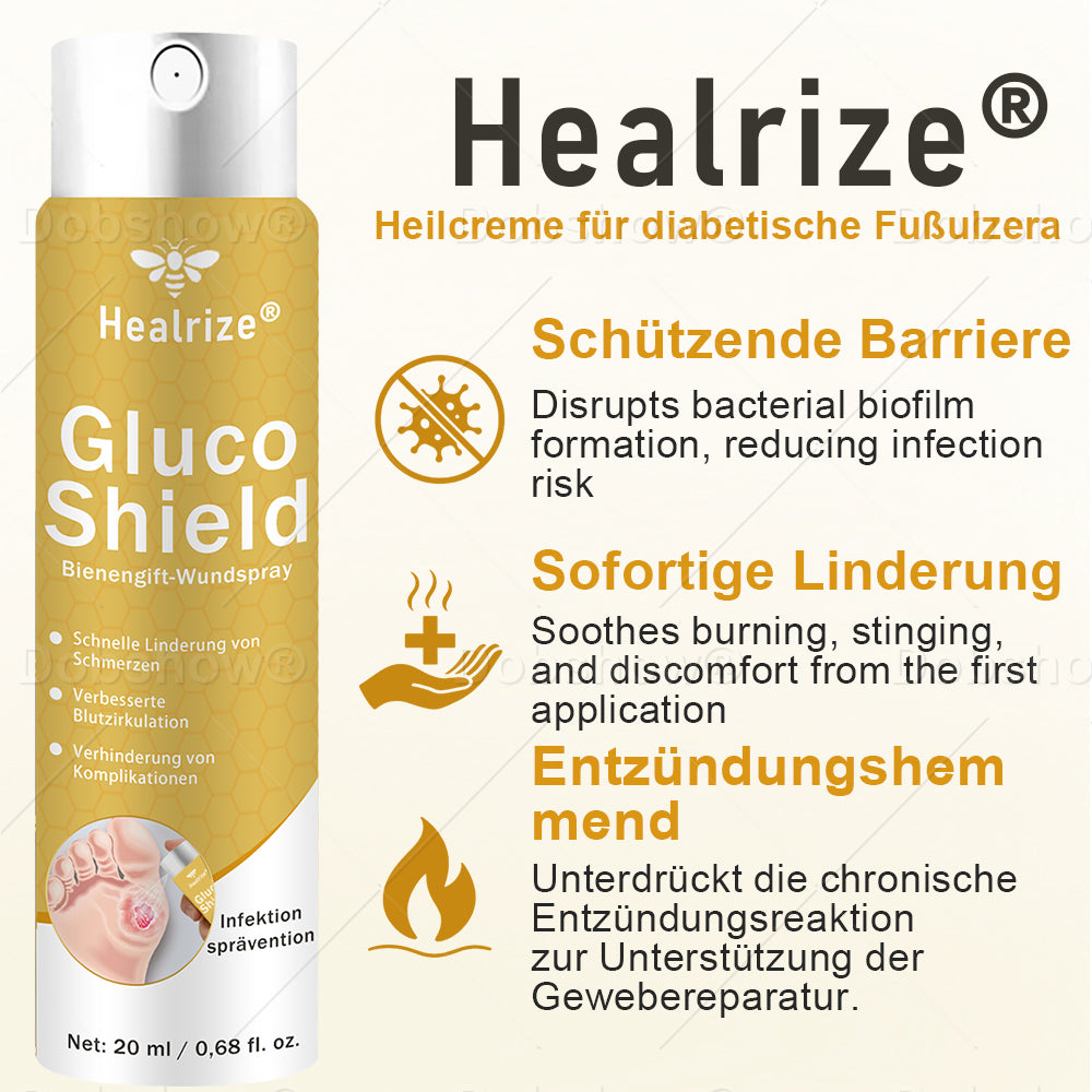 🔥Bestseller🔥Healrize® GlucoShield Bienengift-Wundspray🎉 Zeitlich begrenzter Sonderrabatt