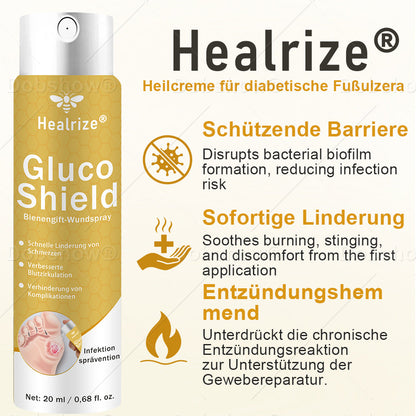 🔥Bestseller🔥Healrize® GlucoShield Bienengift-Wundspray🎉 Zeitlich begrenzter Sonderrabatt