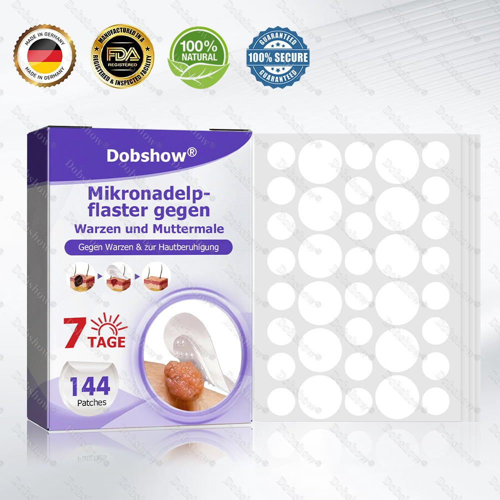 ⭐Dobshow® Mikronadelpflaster gegen Warzen und Muttermale