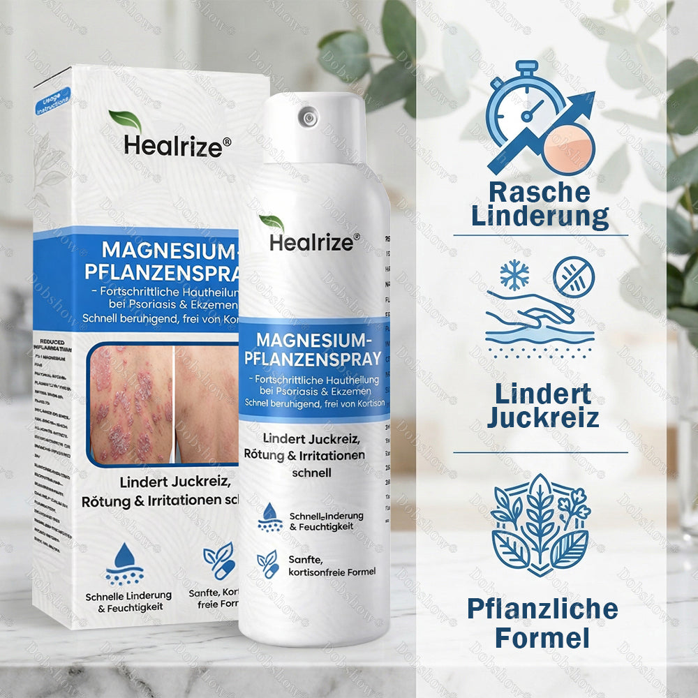 ✅DE 𝐎𝐟𝐟𝐢𝐜𝐢𝐚𝐥  𝐒𝐭𝐨𝐫𝐞 | Healrize® Magnesium Botanical Spray – Fortschrittliche Hautregeneration bei Psoriasis & Ekzemen | Schnelle Linderung, steroidfrei🌿