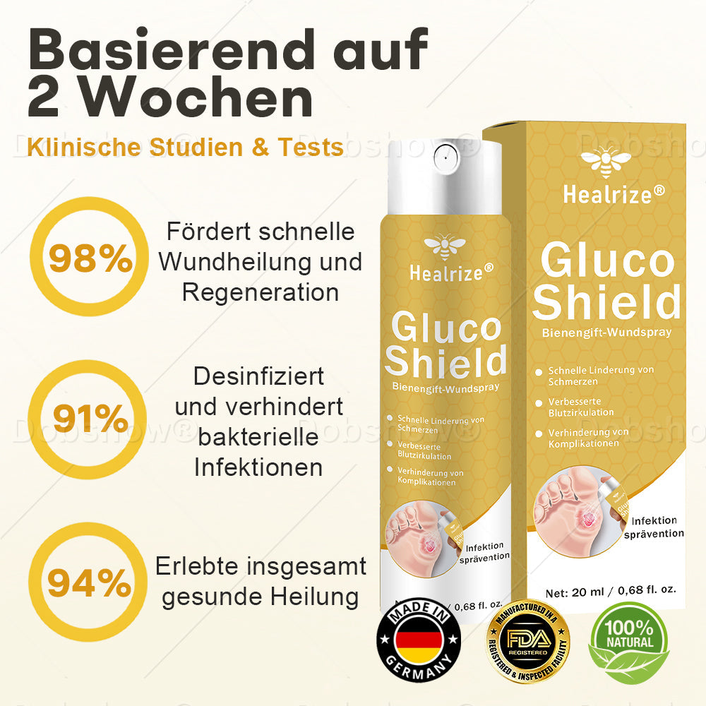 🔥Bestseller🔥Healrize® GlucoShield Bienengift-Wundspray🎉 Zeitlich begrenzter Sonderrabatt