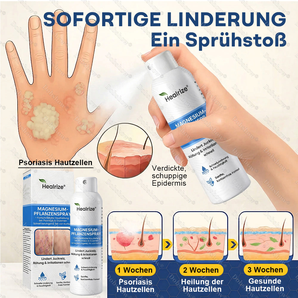 ✅DE 𝐎𝐟𝐟𝐢𝐜𝐢𝐚𝐥  𝐒𝐭𝐨𝐫𝐞 | Healrize® Magnesium Botanical Spray – Fortschrittliche Hautregeneration bei Psoriasis & Ekzemen | Schnelle Linderung, steroidfrei🌿