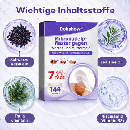 ⭐Dobshow® Mikronadelpflaster gegen Warzen und Muttermale