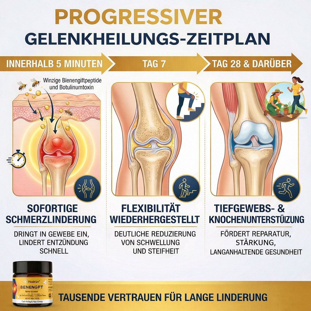 🐝Healrize® Bienengift-Creme – Chronische Gelenkschmerzen schnell beenden-Z