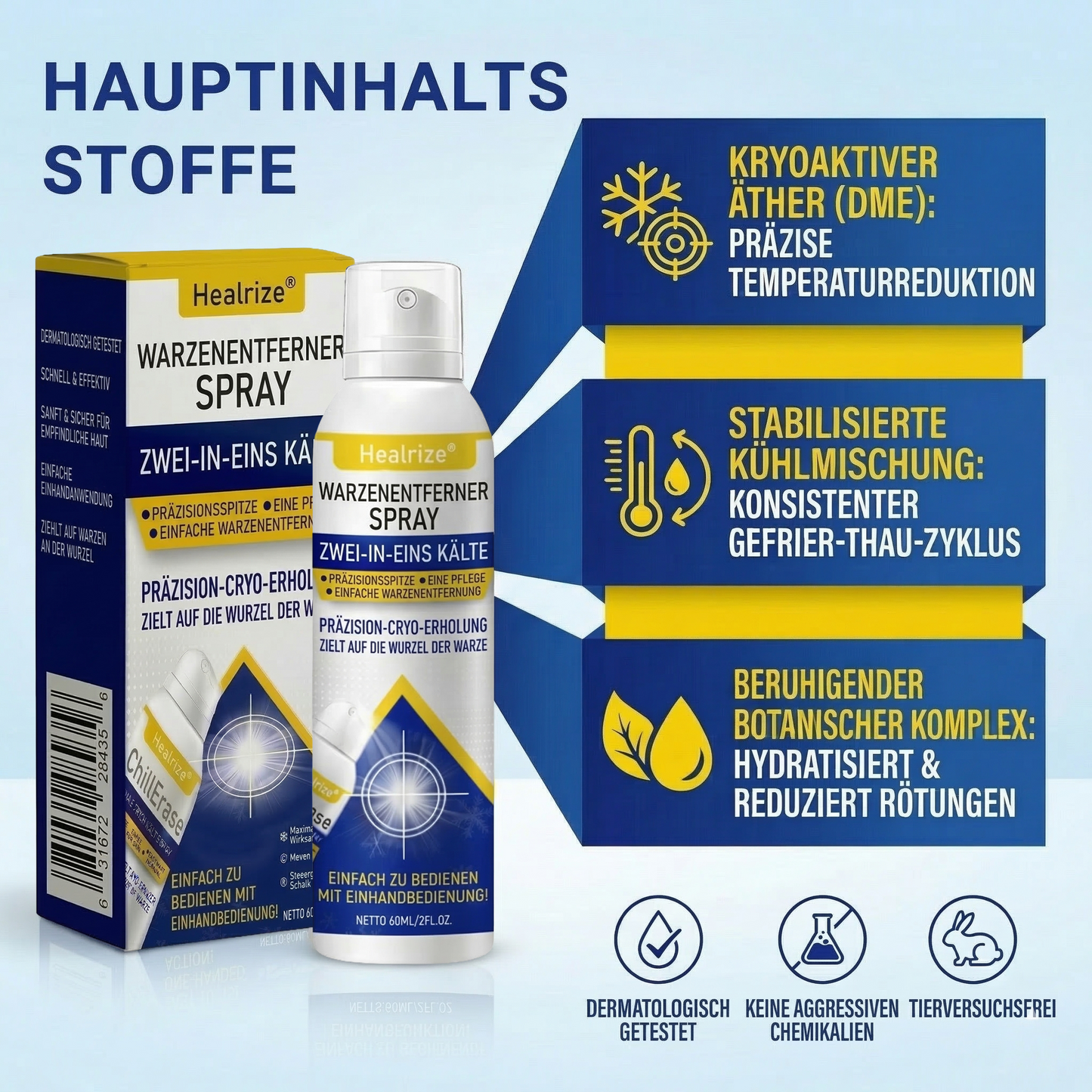 Healrize® Kälte-Spray zur Warzen-Erneuerung &amp; Korrektur——Z