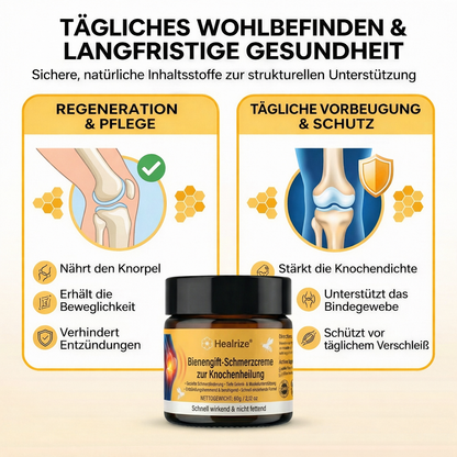 🐝Healrize® Bienengift-Creme – Chronische Gelenkschmerzen schnell beenden-Z