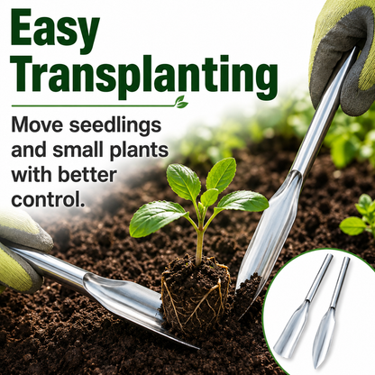 🍂MCOIKY® Stainless Steel Garden Digging & Transplanting Tool Set