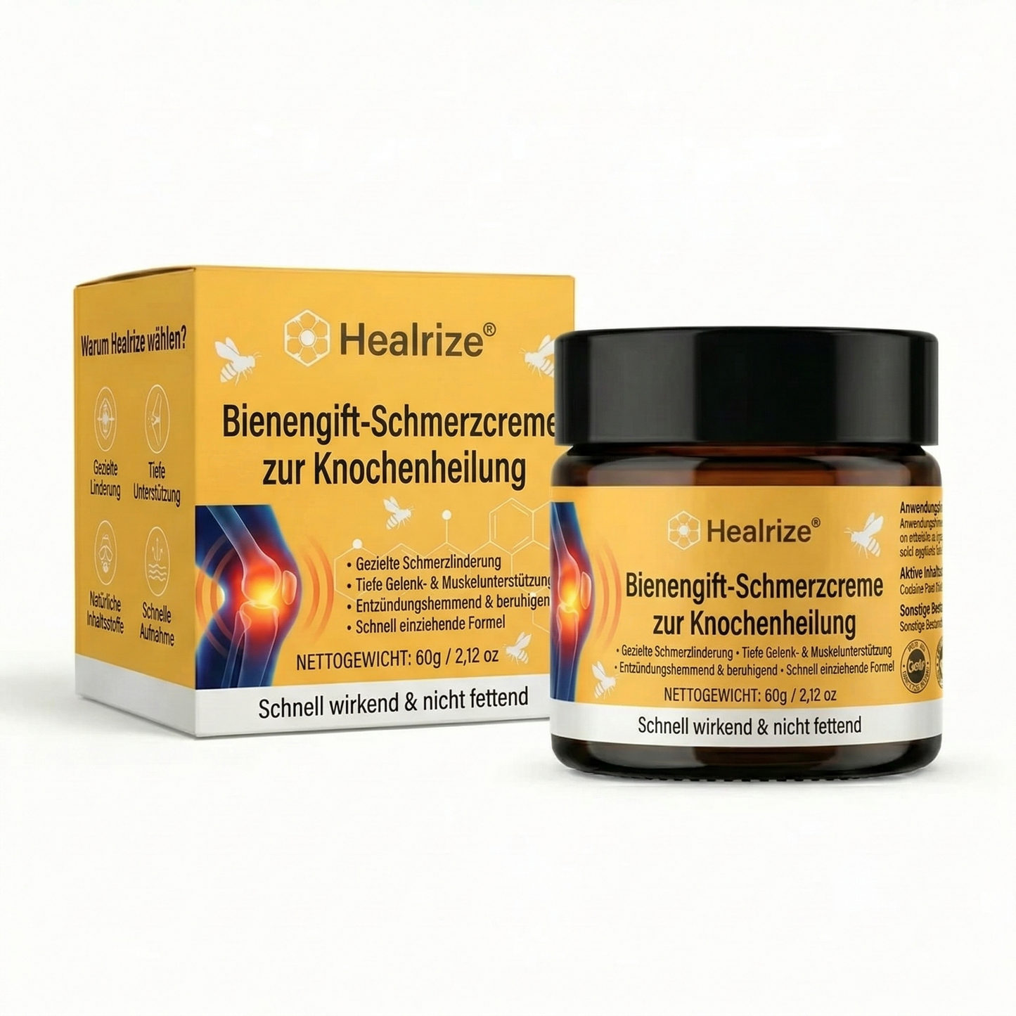 🐝Healrize® Bienengift-Creme – Chronische Gelenkschmerzen schnell beenden-Z