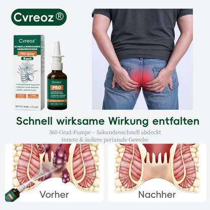🎄Weihnachts-Sale |Cvreoz® SCHNELLWIRKSAMES HÄMORRHOIDEN-PRO SPRAY