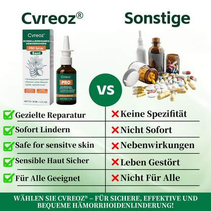 🎄Weihnachts-Sale |Cvreoz® SCHNELLWIRKSAMES HÄMORRHOIDEN-PRO SPRAY